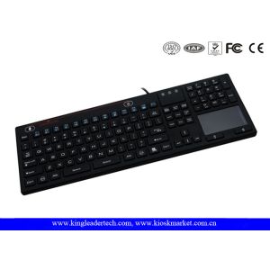 Quality Backlight 106 Keys Waterproof Silicone USB Keyboard Lightweight for sale