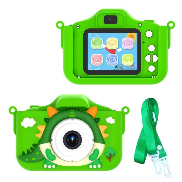 3-12 Years Old Dinosaur Children Camera X13S with Protective Silicone Cover and Pictures on TFT 2.0inch Screen Size