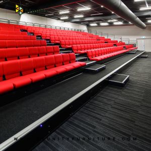 Public Retractable Seating System Fixed Telescopic System Platform