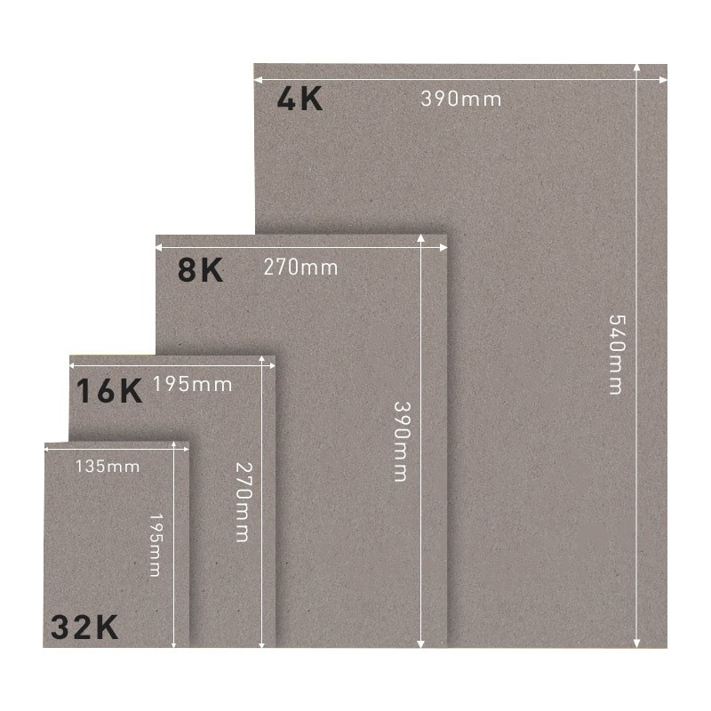 Quality Custom Order Accepted Grey Paper Board with Uncoated Coating for sale