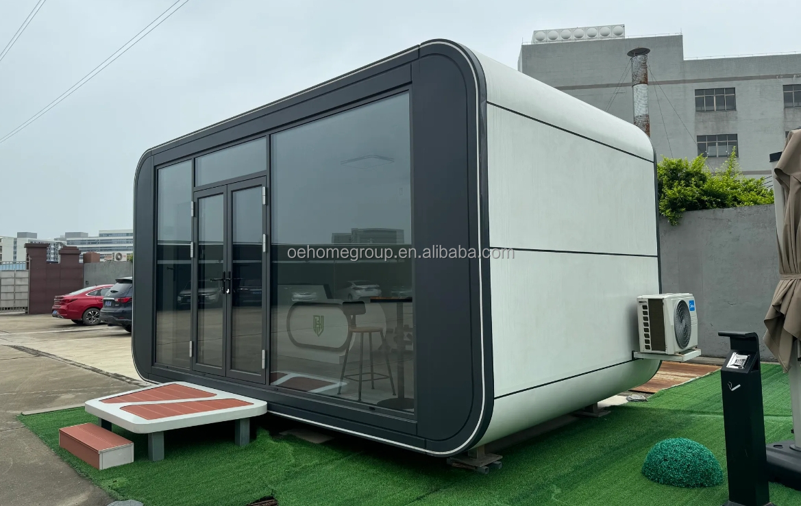 Spain Hotel Space Capsule House 5 Star Steel Buildings Space Capsule Container Houses Commercial House Space Capsule