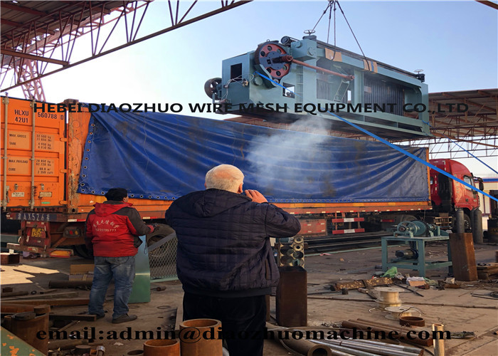 Quality Heavy Duty Hexagonal Mesh Machine , 255m/H Gabion Box Machine for sale