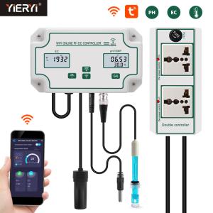 Quality WiFi Temp EC PH Conductivity Controller Water Quality Tester Hydroponics for sale