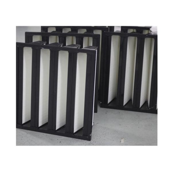 Plastic Frame F7 V Bank Filter For Air Conditioning System