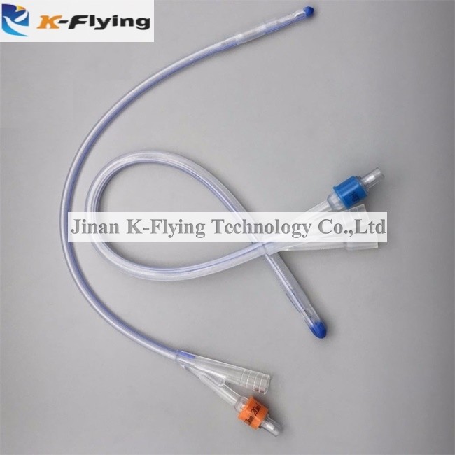 Disposable Medical 2 3 Way Balloon Urinary Catheter Different Sizes All Silicone
