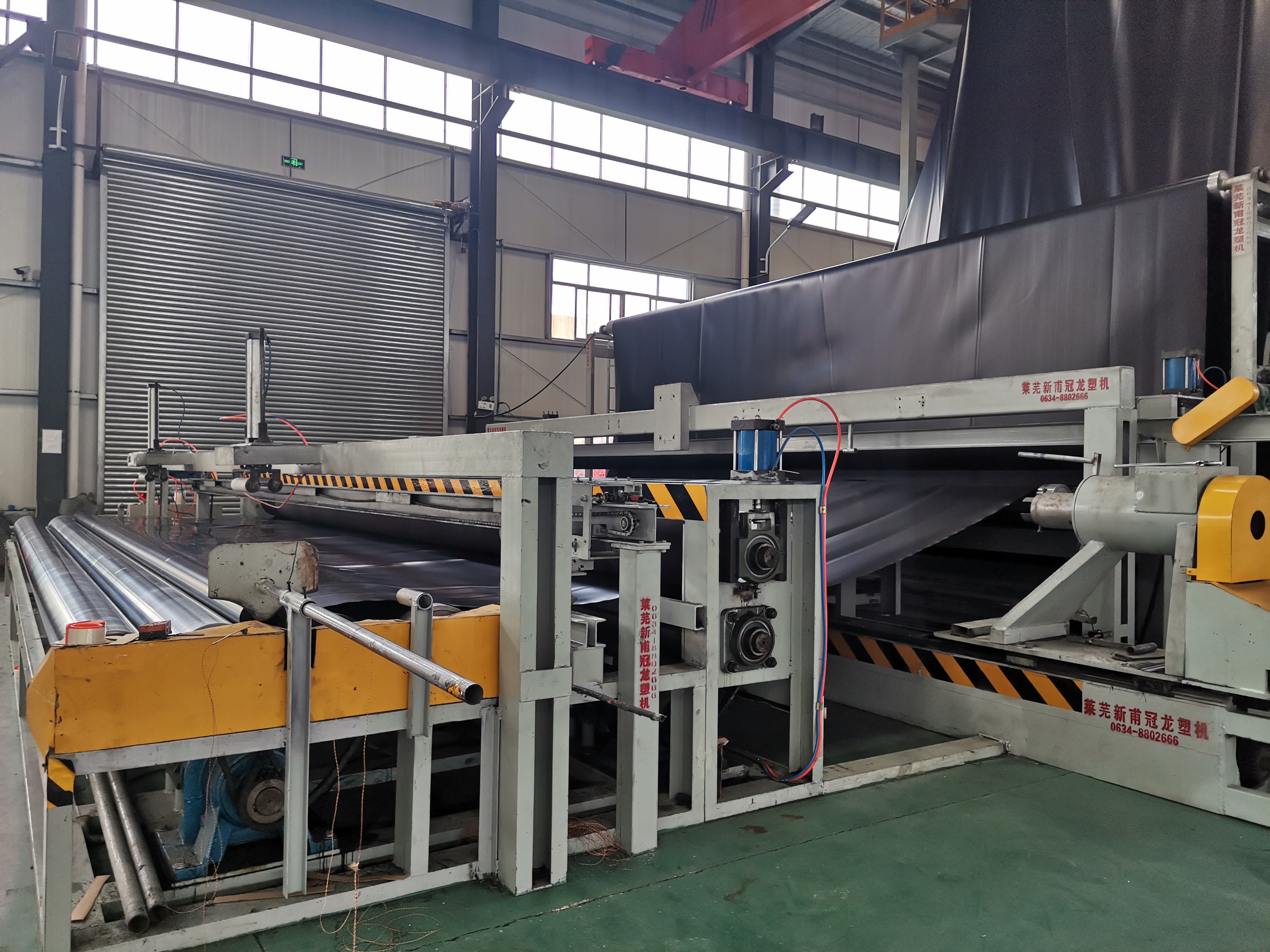 Design HDPE Geomembrane Welding Machine for Plastic Geomembrane Thickness 1.0-3.0mm