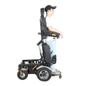 Quality Adjustable Medical Transport Wheelchair Foldable Electric Lightweight Wheelchair 101kg for sale