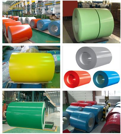 color coated steel coil prepainted galvanized steel coil