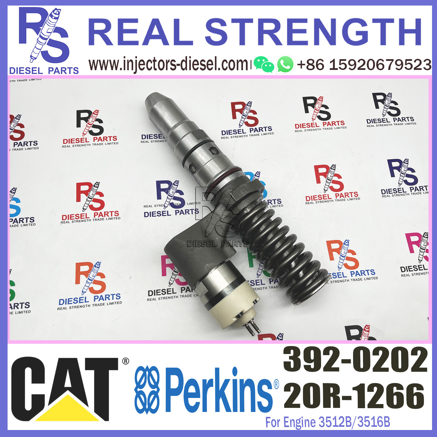 Diesel Pump 3512B/3516B Oem Common Rai Fuel Injectors 392-0201 20R-1265 392-0202