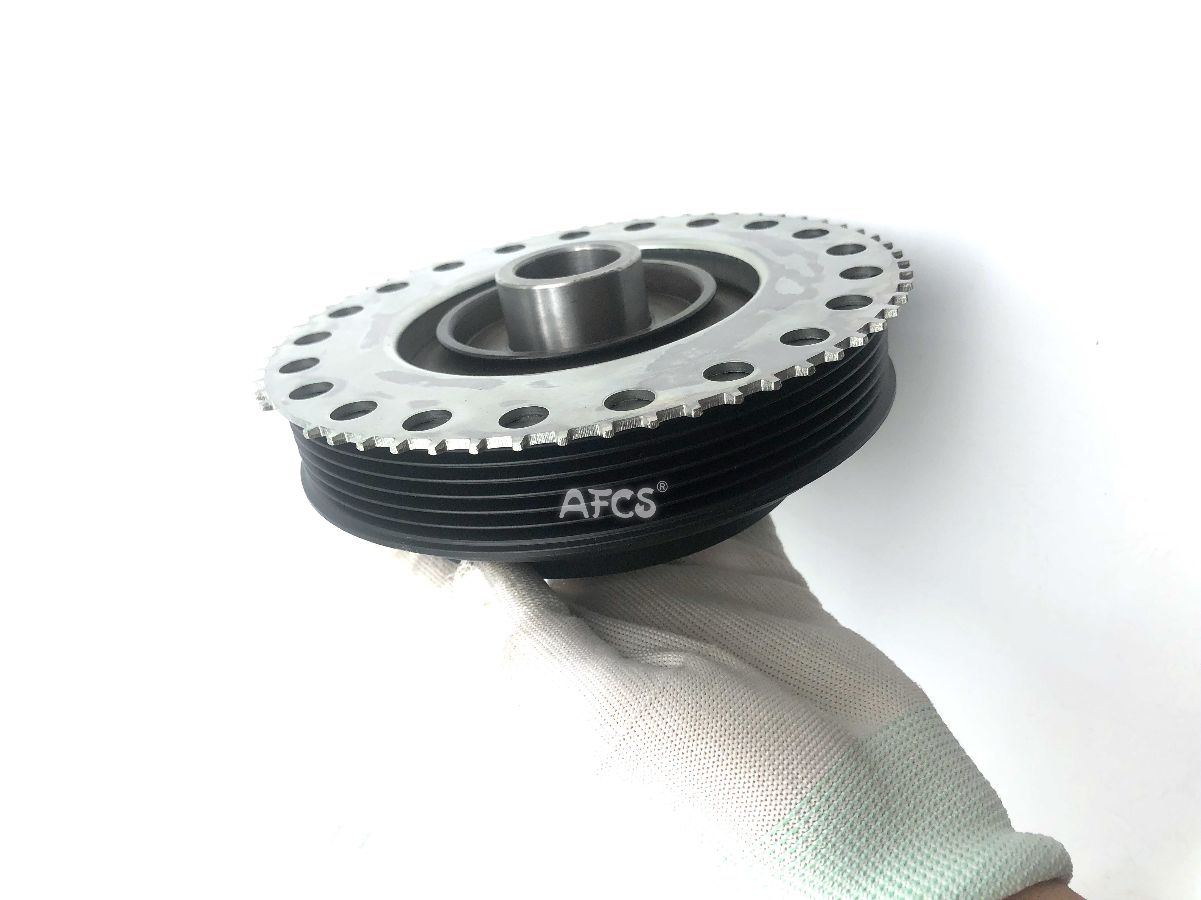 LR025252 AG9E6B3199AA Belt Pulley Crankshaft For Ford Mondeo Land Rover Discovery Sport