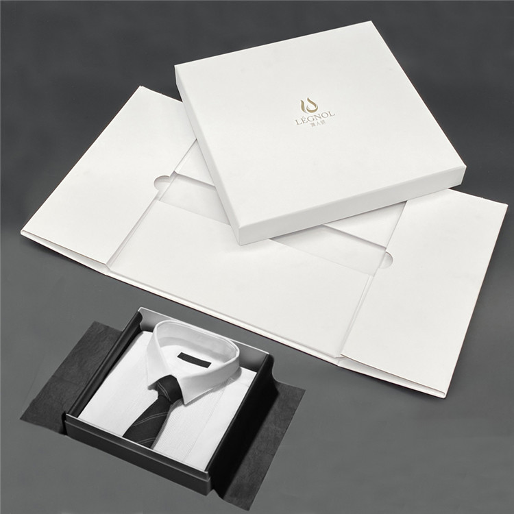 Quality Custom Printed Logo Clothing Paper Box Packaging For Apparel for sale