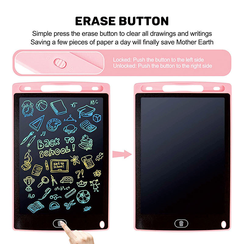 8.5 10 12 Inch Kids LCD Writing Tablet Ideal for Toddler Learning Function Kids Learning