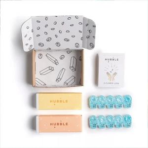 Quality Custom Printed Contact Lense Tear Strip Zipper Mailer Shipping Box for sale