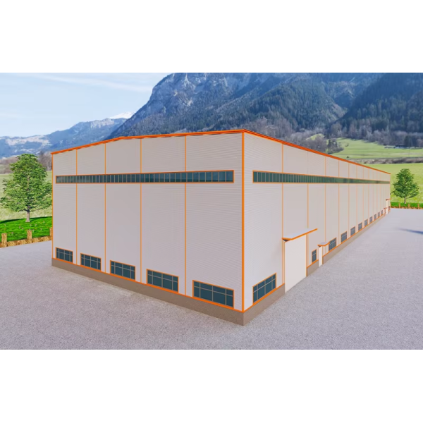 Prefabricated Steel Structure Workshop Metal Warehouse Prefab Building Sandwich Panel