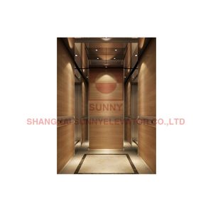 Gearless Machine Room Less Elevator With Permanent Magnet Synchronous