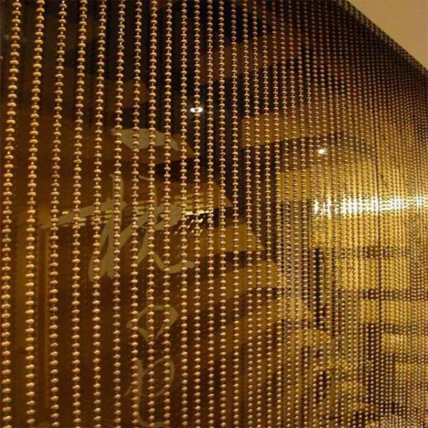 Stainless steel ball beaded curtain