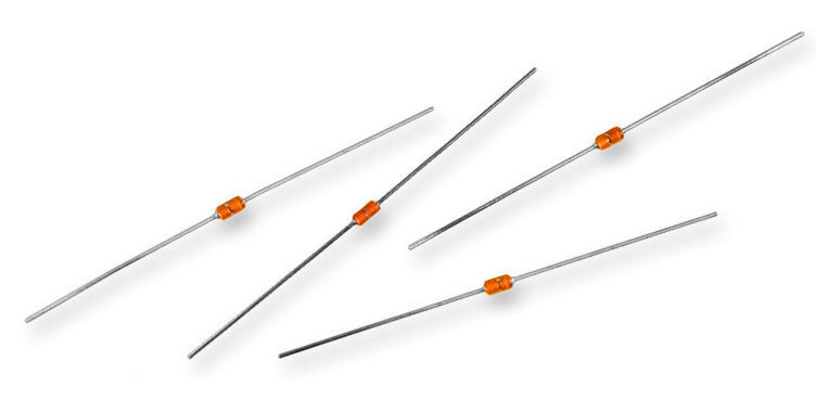 Quality Glass Encapsulated NTC Thermistors , High Temperature Sensors for sale