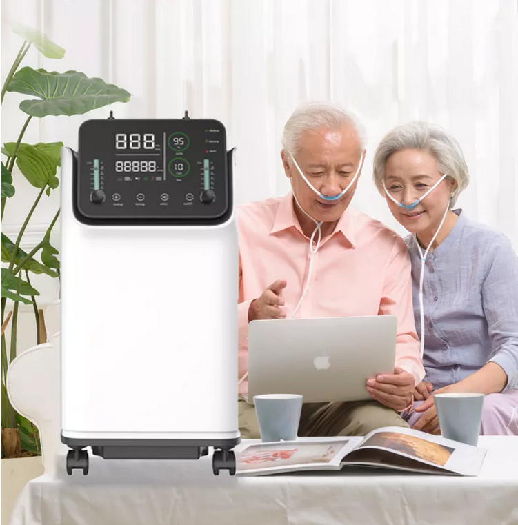 Buy cheap Dual Flow Mobile Oxygen O2 Concentrator Machine 10 L from wholesalers