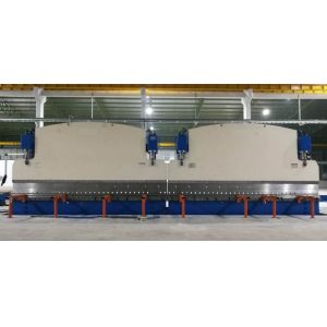 Buy cheap CNC Tandem Hydraulic Press Brake with 320 Ton Working Force and 6000 mm Table from wholesalers
