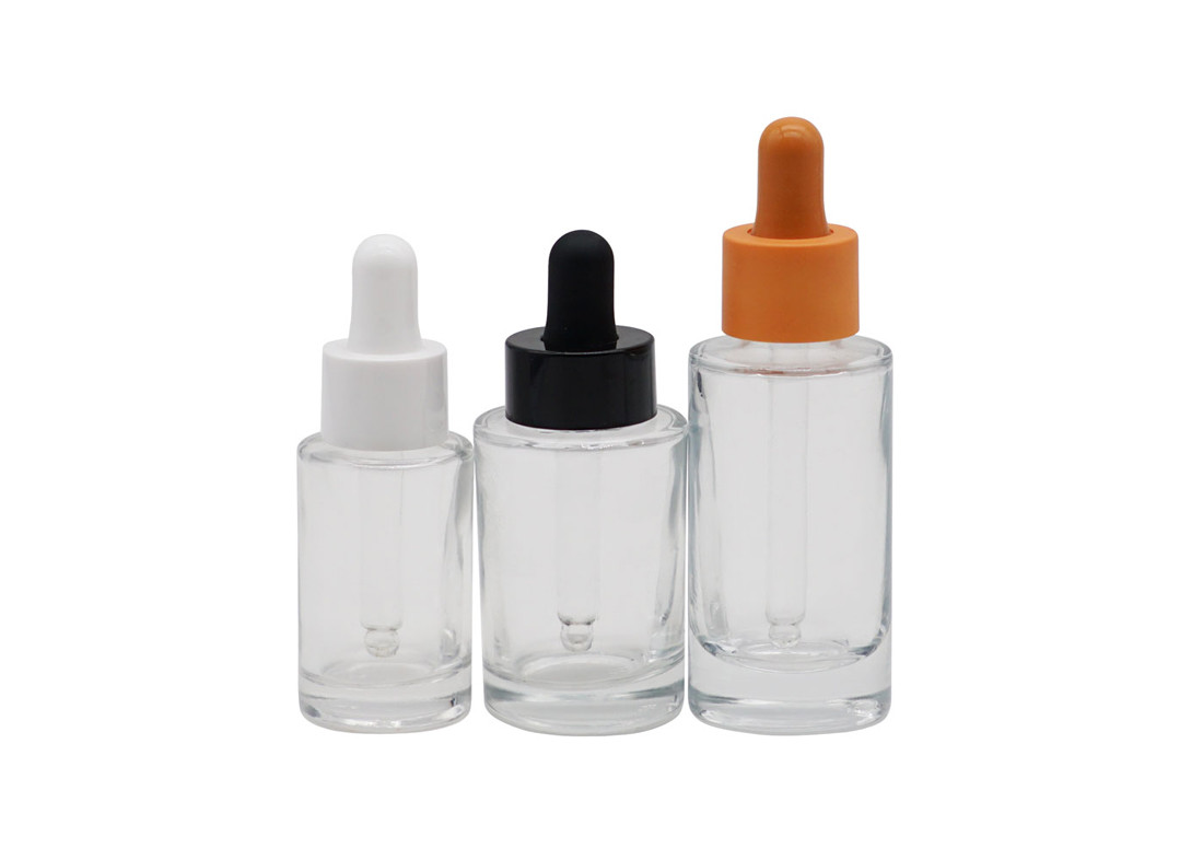 18mm Cosmetic Essential Oil Dropper 100ml Skin Care Glass Bottle