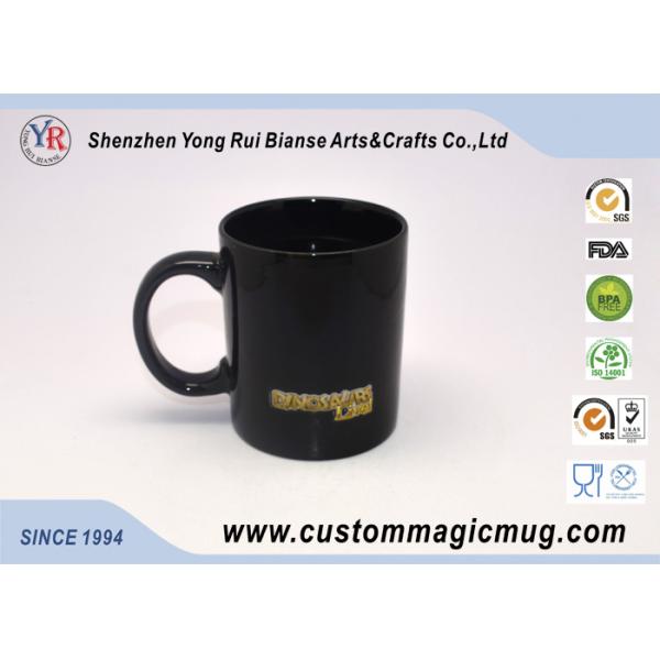 Ceramic Color Changing Coffee Mug , Black Magic Photo Mug 300ml/11oz