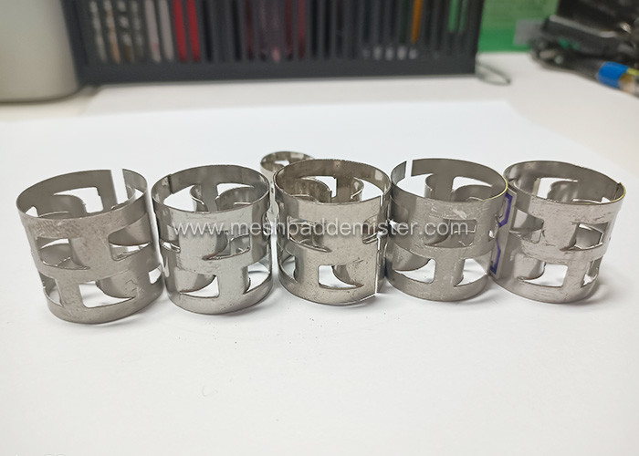 Ceramic Metal PP Tower Packing Cooling Pall Ring 3 Inch Stainless Steel