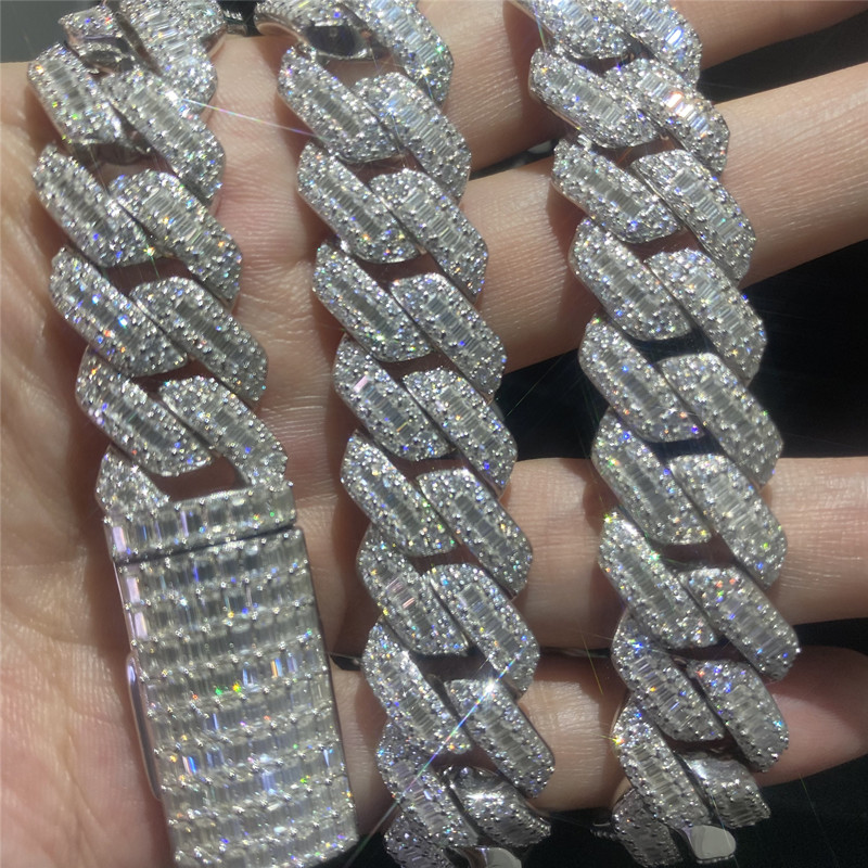 925 Sterling Silver Miami Cuban Link Chain