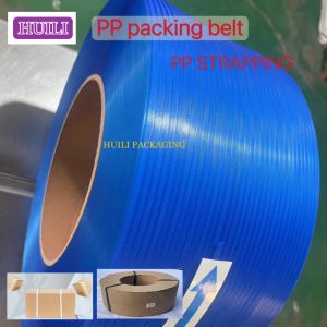 Quality High-strength PP strapping 5-19mm transparent PP packaging strap for use with automatic strapping machines for sale