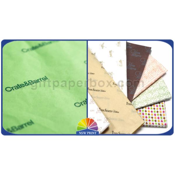17gsm Packaging Accessories Luxurious Gift Wrapping Tissue Paper CMKY Printing
