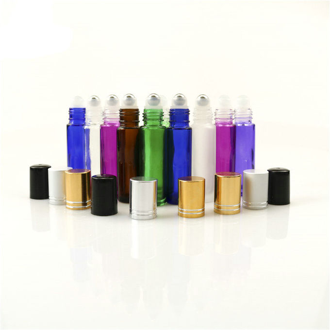 5ml 10ml Bamboo Cosmetic Roll On Glass Essential Oil Bottles Perfume Customized 0