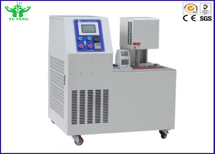 Blue Environmental Test Chamber , Rubber Plastic Low Temperature Brittleness Test Instrument -80℃~0℃