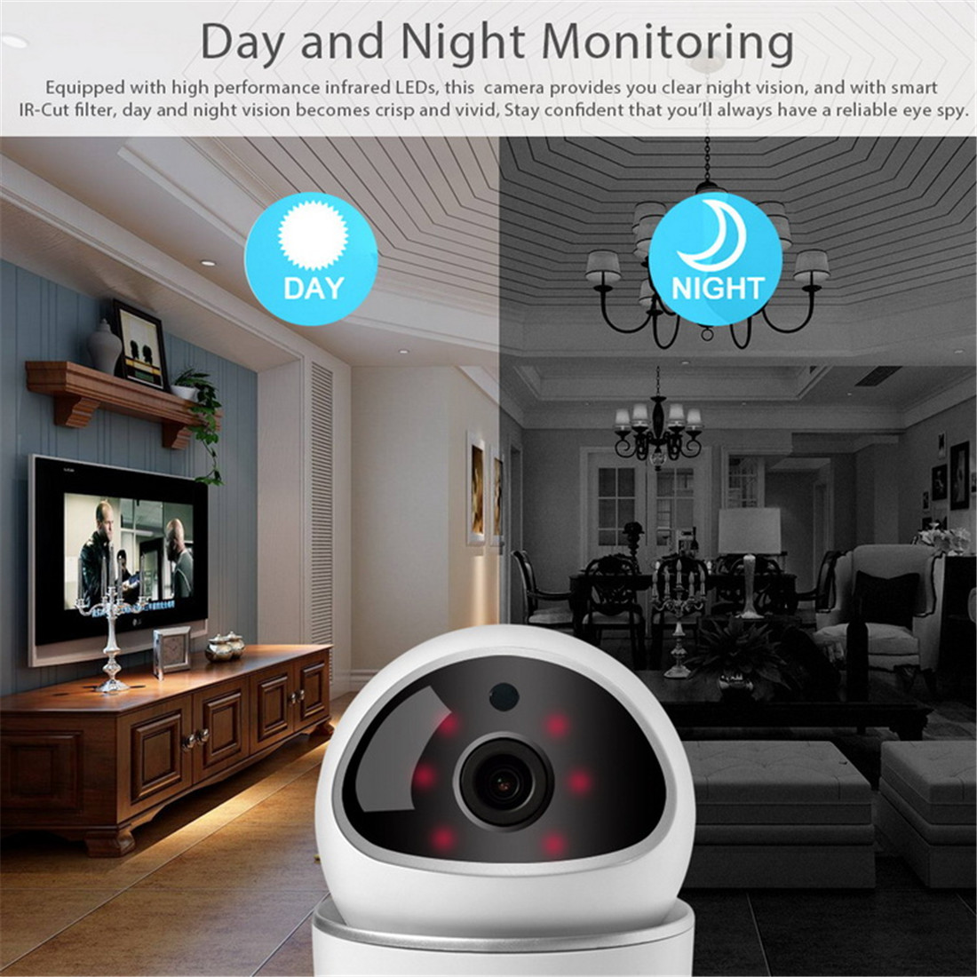 1080P Cute Pan/Tilt IP Camera(AK8642)