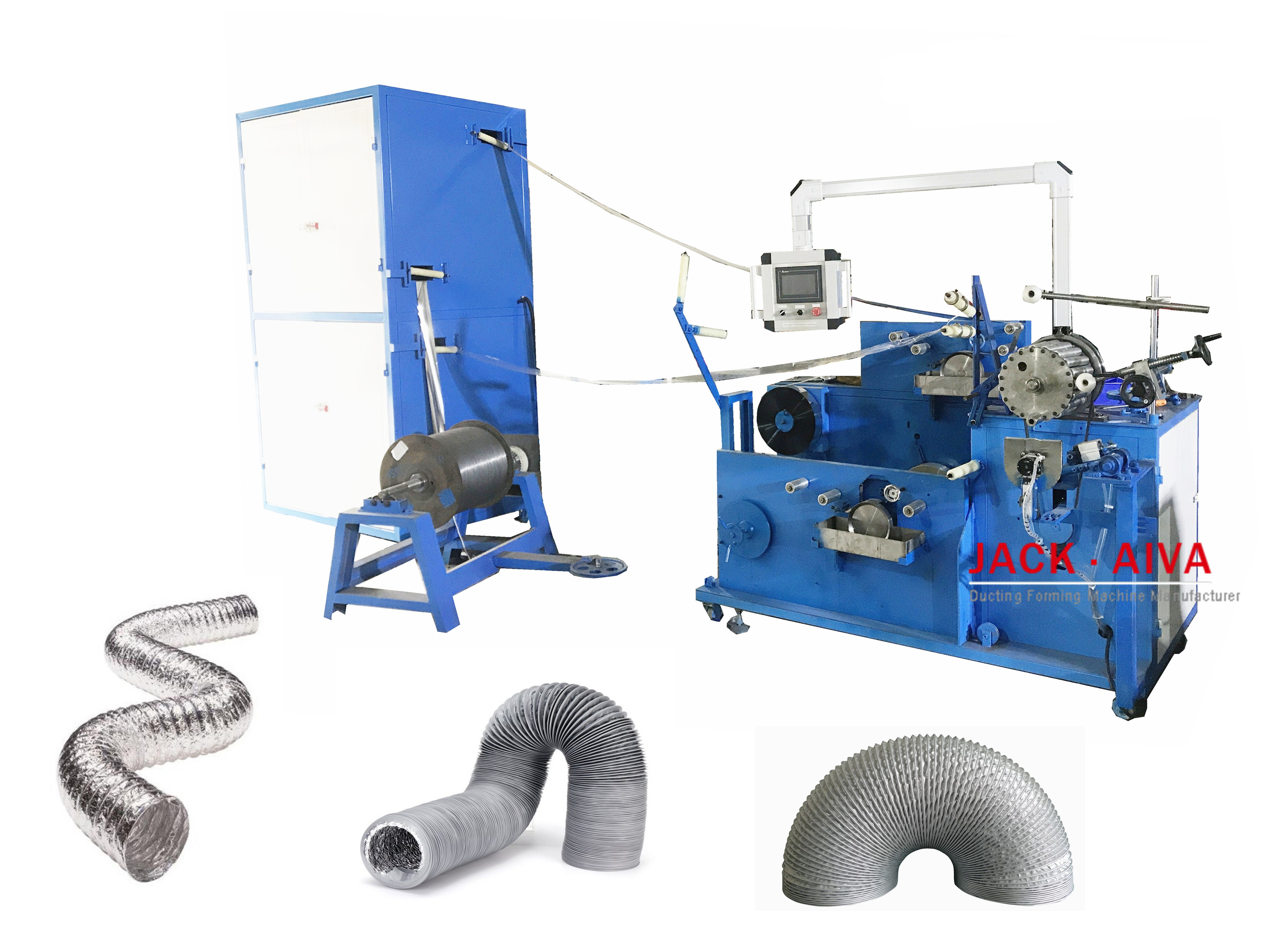 Quality 100mm Flexible Duct Machine Duct Manufacturing Machine for sale