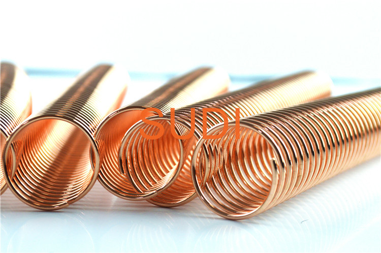 50.8mm Electroplated Metal Spiral Binding Coil For Notebook