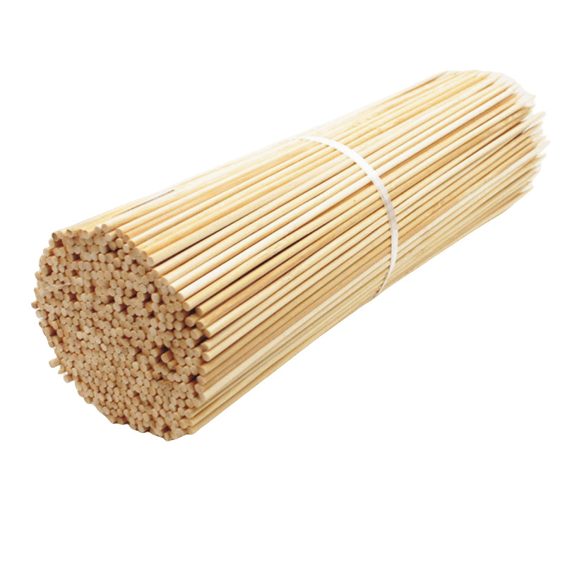 Lightweight Long Bamboo Skewers Portable Bamboo Barbeque Skewers Customizable