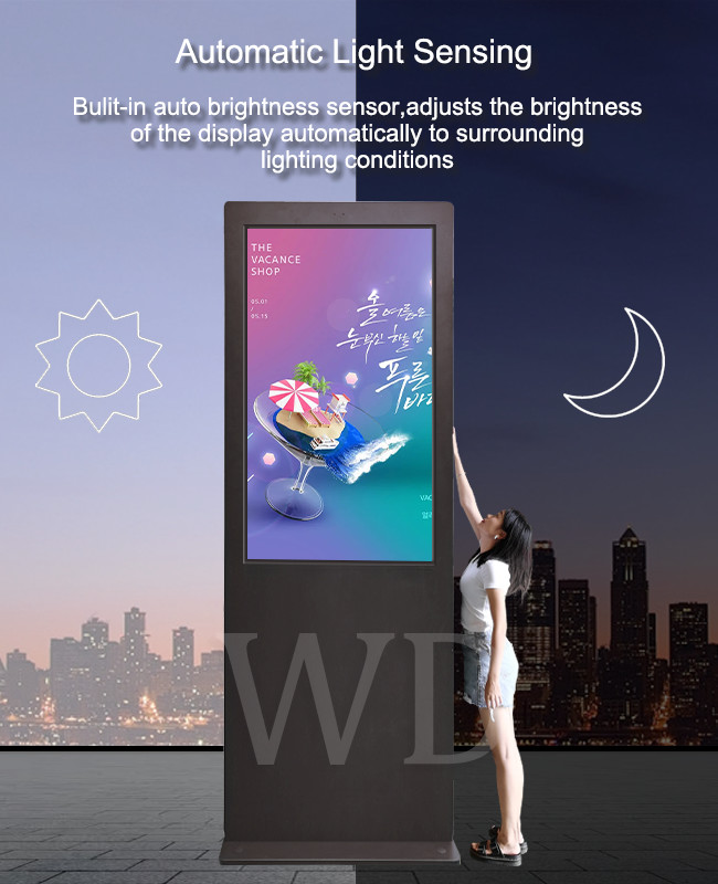 32 Inch Outdoor Touch Kiosk Interactive Solution For Way Finding Self Service