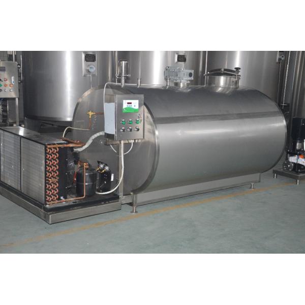 Milk Processing Plant Usage Milk Storage Cooling Tank with Customized Voltage