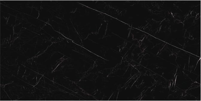 Luxury Floor Porcelain Tiles Large Size Modern Porcelain Tile Black Color High Glossy Decking Floor Tile 1600x3200mm