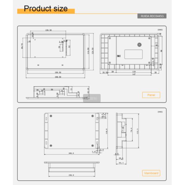 Ruida RDC6445G CO2 Laser Controller For Non-Metal Cutting And Engraving