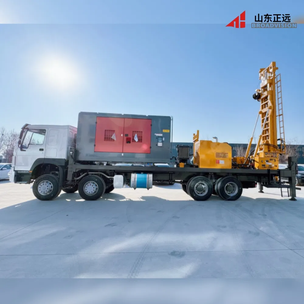 China Truck Mounted Water Drilling Machine Hydraulic 600m Depth Water Well Drilling Rig