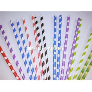 China 3KW Paper Straw Making Machine , Paper Drinking Straw Making Machine on sale
