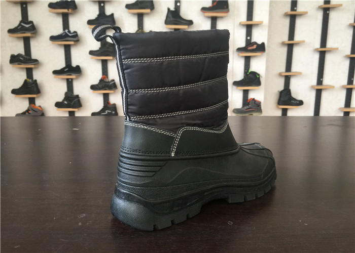 Women'S Composite Toe Shoes , Steel Midsole Ladies Black Work Shoes For Sanitation