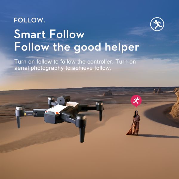 S2S Drone 8K Professional HD Dual Camera Brushless Obstacle Avoidance Aerial Photography Foldable Quadcopter Toys Gifts