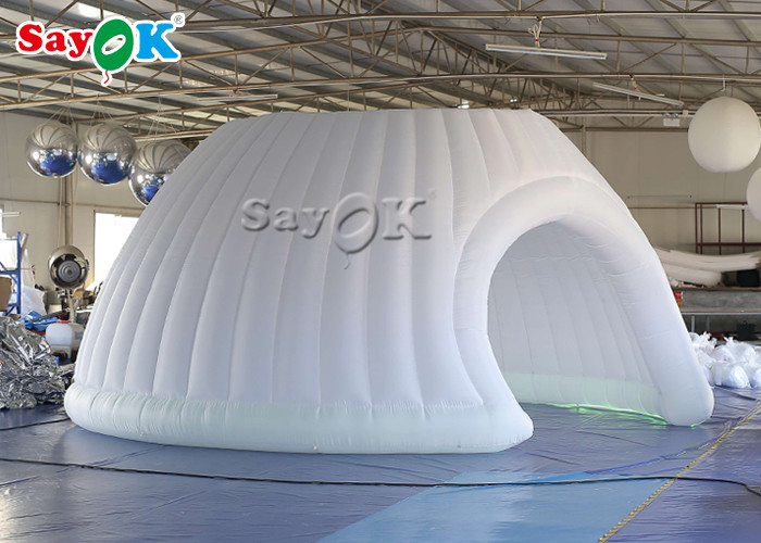 Large Inflatable Tent Corporate Events Finished 6m LED Inflatable Dome Tents