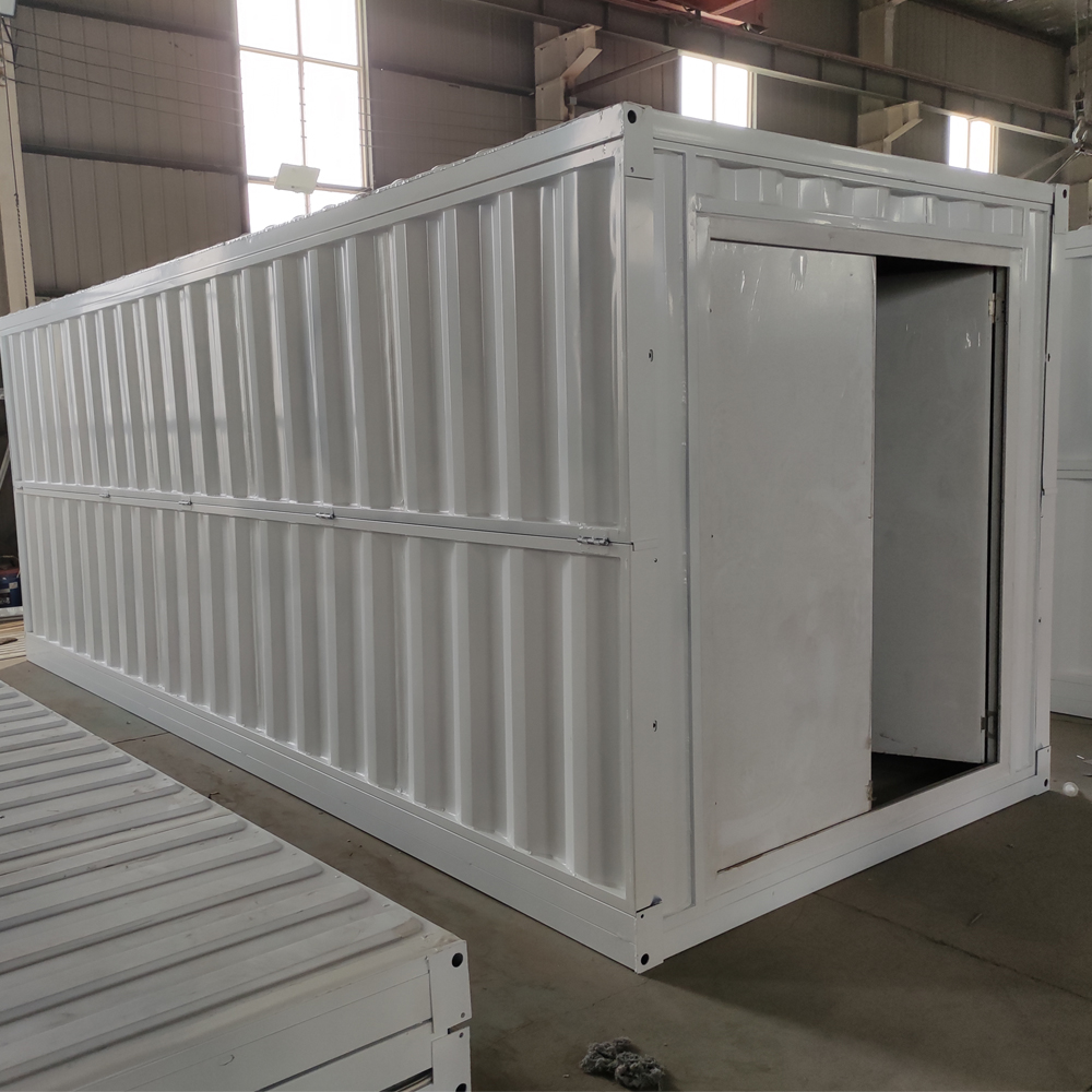 18mm MgO Board Floor Folding Container House With Bathroom And Kitchen Folded Modern Style
