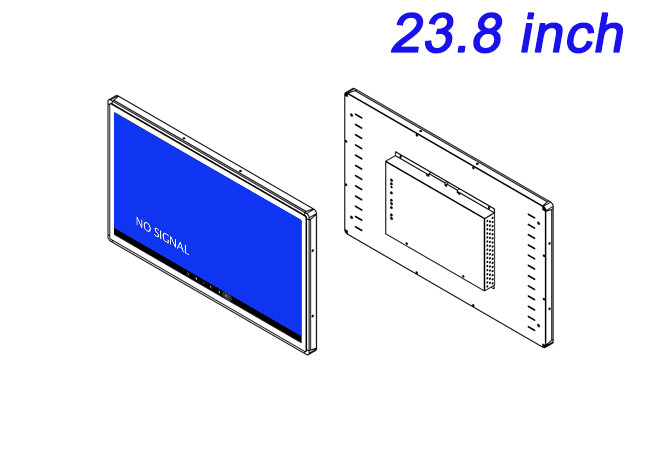 23.8-Inch Android Touch Embedded Screen for Hospitality Applications, CNC Machines, Logistics Dashboards, and Digital Signage