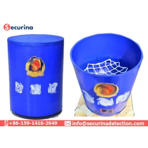 Cylindrical Bomb Disposal Device Blast Suppression Container With 654mm Depth