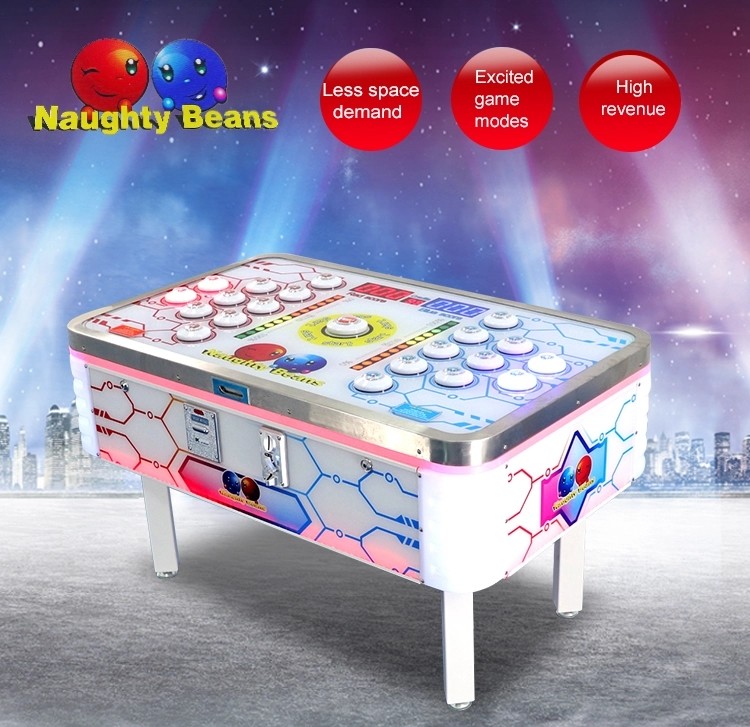 Naughty Beans Ticket Machine Arcade , Large 2 Players Children'S Arcade Machines