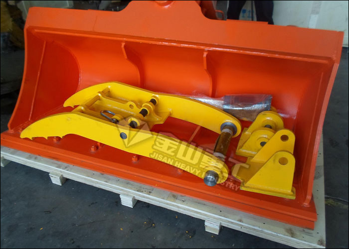 High Strength Steel Excavator Grapple Bucket , Excavator Thumb Fit PC120 SK135 EX140 ZX140