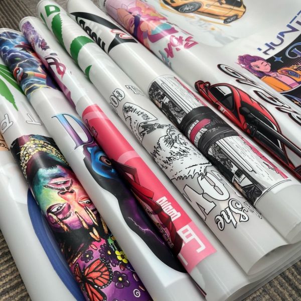 Custom DTF Heat Transfer Stickers with High-Resolution Printing, Machine Washable and High Stretch for T-Shirts